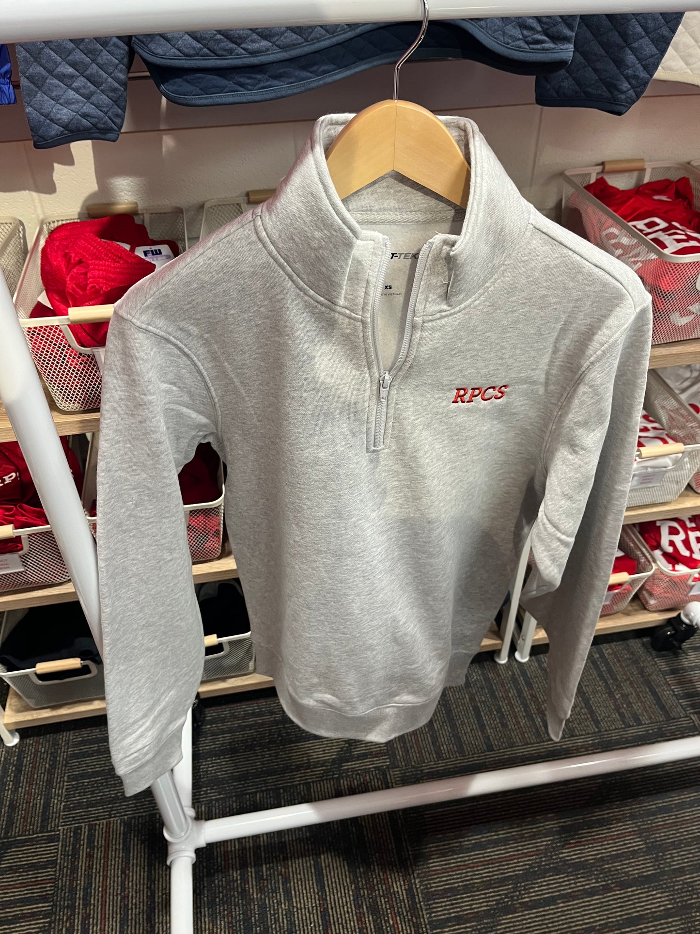 Grey Adult 1/4 Zip