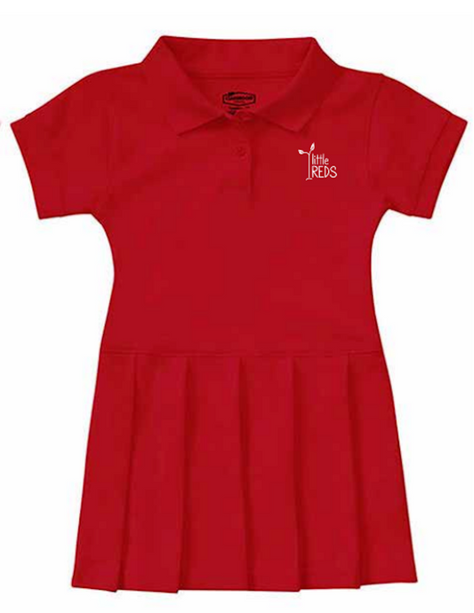 Little Red's Polo Dress in Red