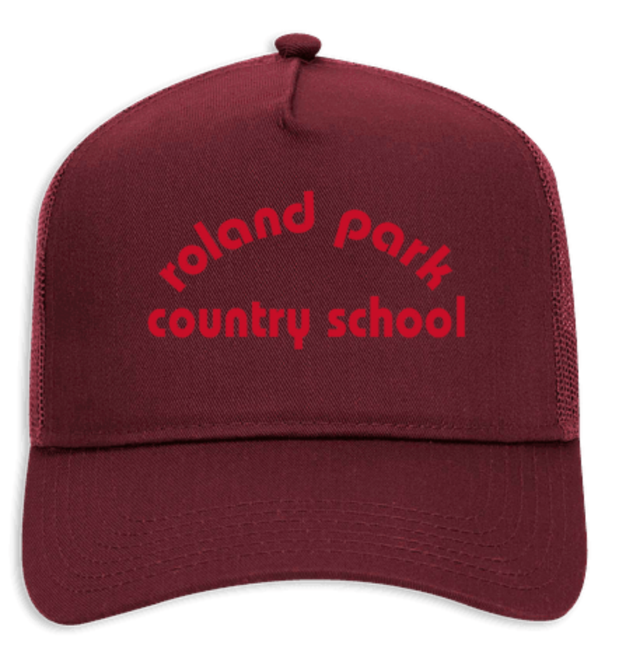 Burgandy Trucker Hat w/ Retro Logo