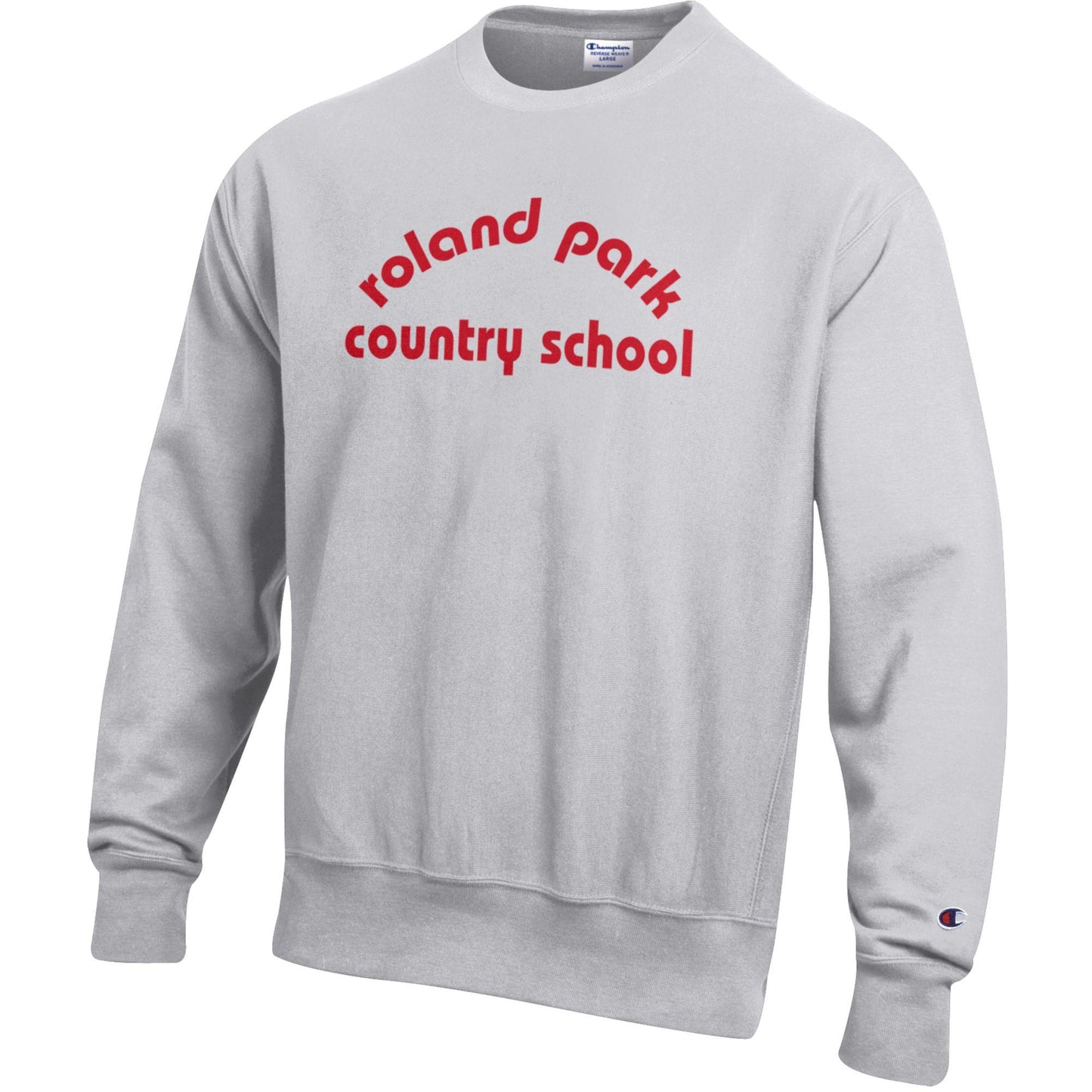 Champion Grey Sweatshirt w/ Retro Logo