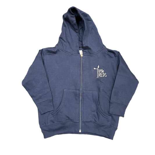 Little Reds Full-Zip Navy Hoodie