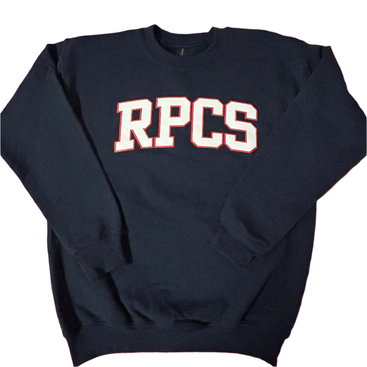 Youth Navy with Red Outline Sweatshirt