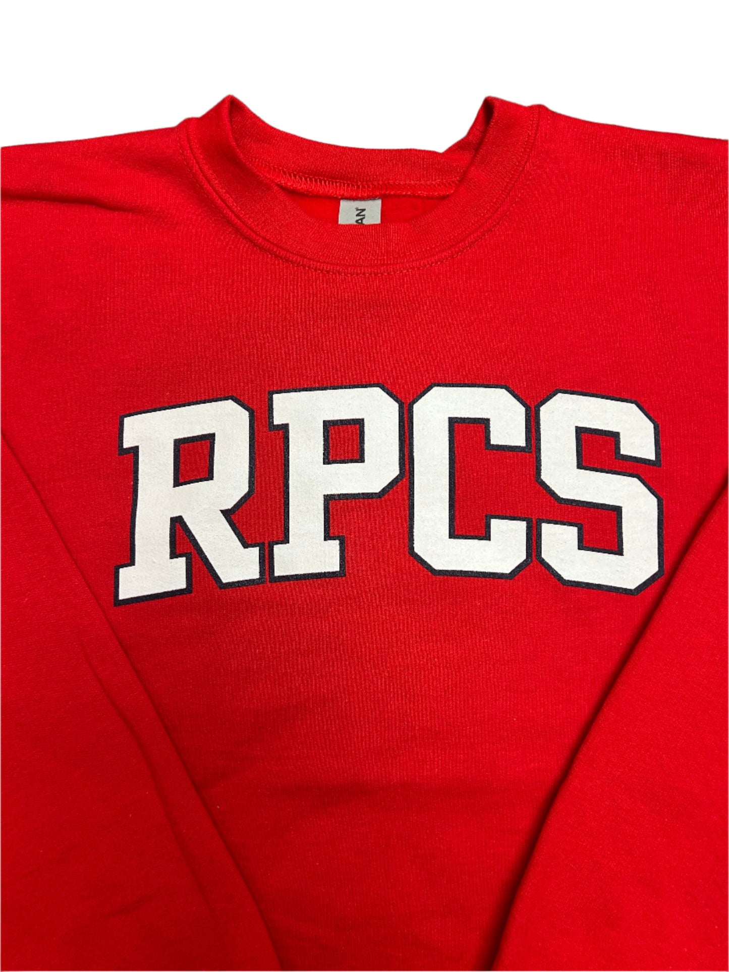 Youth Red with Navy Outline Sweatshirt