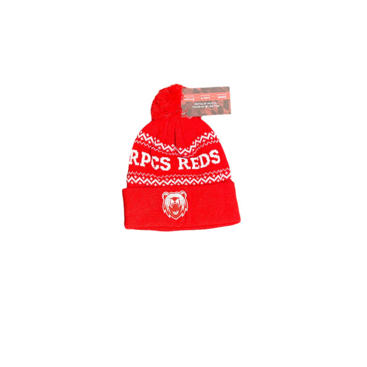 Red Pom Pom Hat