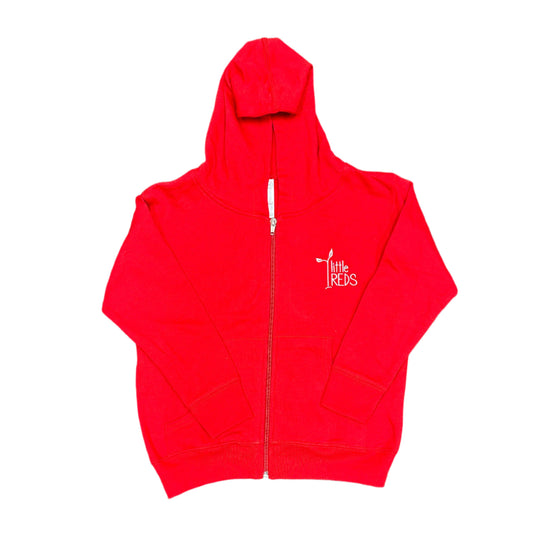 Little Reds Full-Zip Red Hoodie