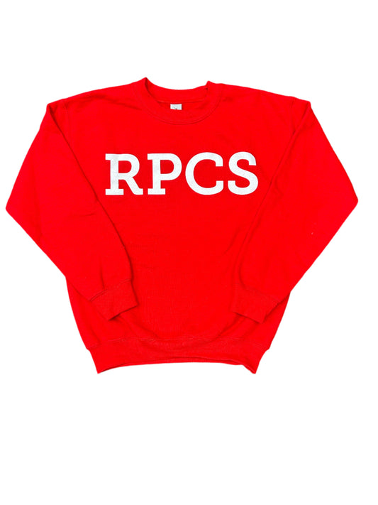 Youth RPCS Crew Sweatshirt in Red