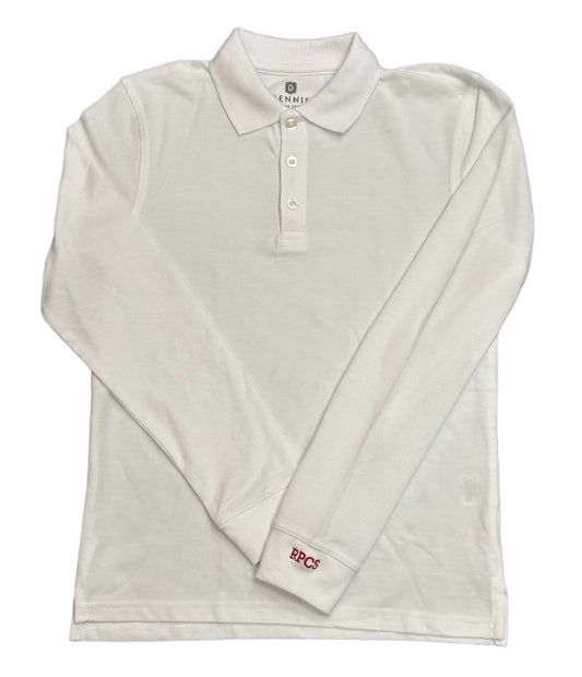 Youth Long Sleeve Polo - Smooth